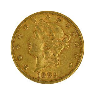 Rare 1882 Vintage NGC Sealed $20 Liberty Head Gold Coin – San Francisco Mint